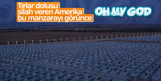 YPG'li teröristlerin gömüldüğü mezarlar
