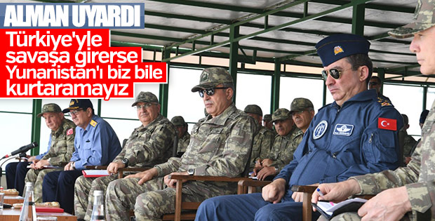 Alman basını: Yunanistan'ın gücü Türkiye'ye yetmez