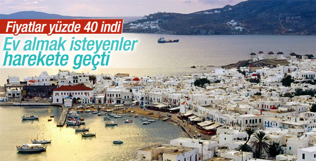 Yunanistan’da ev fiyatları yüzde 40 düştü