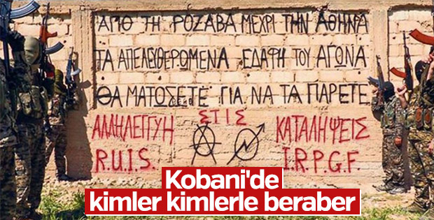 PKK'ya katılan Yunan anarşistler