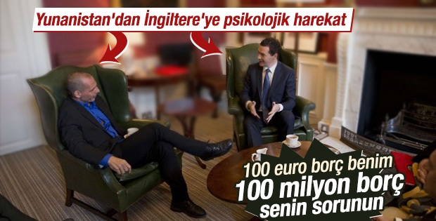 Yunanistan Maliye Bakanı'ndan Londra ziyareti