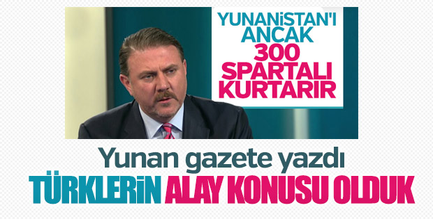 Yunan gazetesi: Türklerin alay konusu olduk