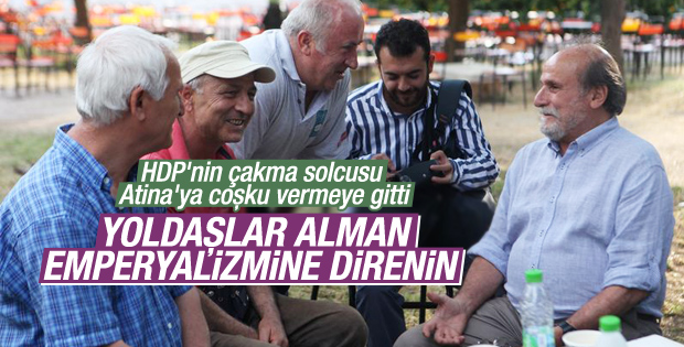 HDP'li Kürkçü Atina'da SYRİZA'nın başarısını konuştu