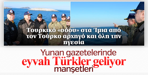 Yunan basınında ’Kardak’ paniği