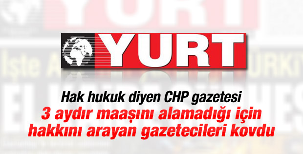 Yurt Gazetesi 5 gazeteciyi kovdu