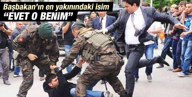 Başbakanlık müşavirinden protestocuya tekme açıklaması İZLE