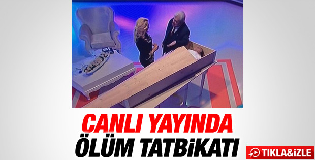 Zahide Yetiş'in programında ilginç tatbikat