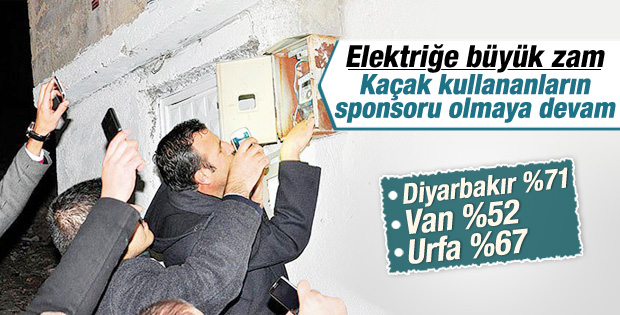 Elektrik ve doğalgaza yüzde 9 zam