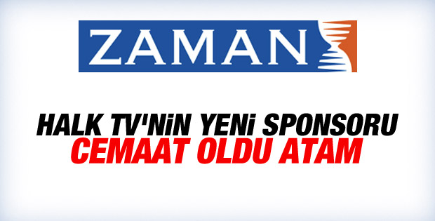 Zaman gazetesi Halk TV'ye reklam verdi