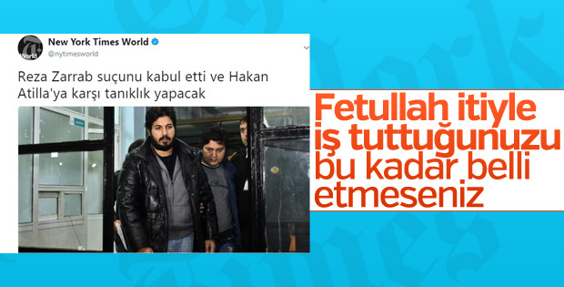 The New York Times'tan Zarrab'la ilgili Türkçe tweet