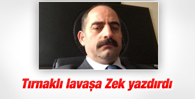Zekeriya Öz tırnaklı lavaşa ismini yazdırdı