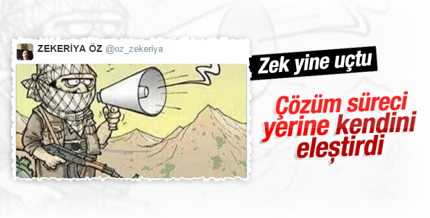 Zekeriya Öz yine alay konusu oldu