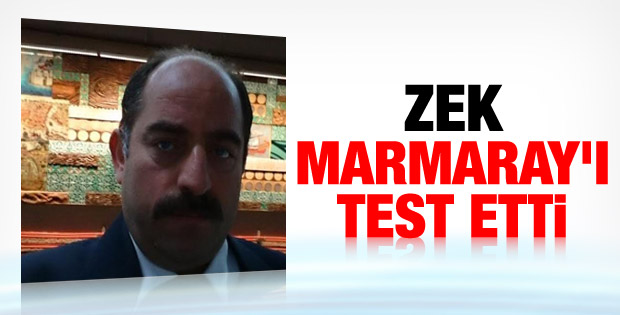 Zekeriya Öz'ün Marmaray selfiesi