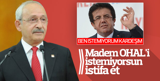 Kemal Kılıçdaroğlu'ndan Bakan Zeybekçi'ye istifa çağrısı