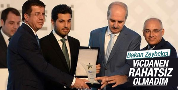 Nihat Zeybekci Reza Zarrab'a verilen ödülü yorumladı