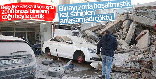 Zeytinburnu Belediye Başkanı'ndan çöken bina açıklaması