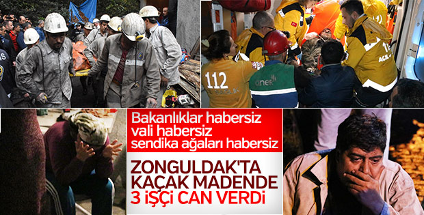 Zonguldak'ta kaçak maden ocağında patlama
