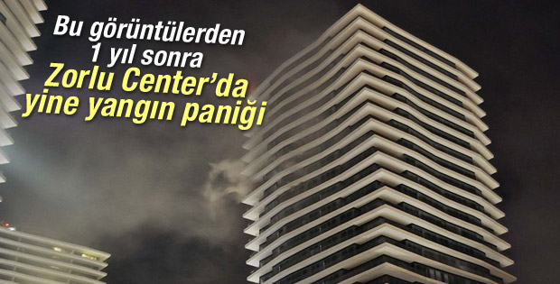 Zorlu Center'da yangın paniği