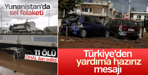 Türkiye Yunanistan'a taziyelerini iletti