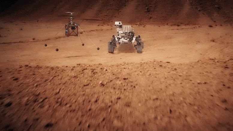 Mars helicopter Ingenuity docked for flight #3