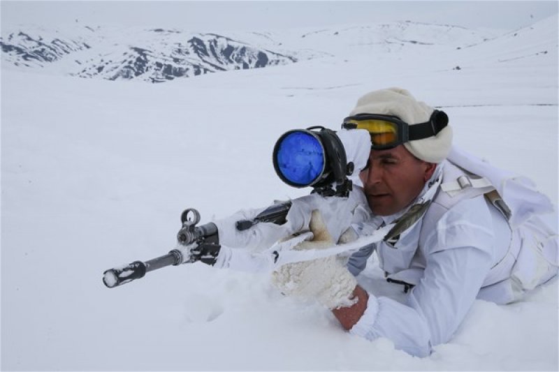 Mehmetçik eksi 20 derecede vatan nöbetinde