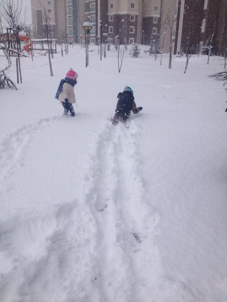 Kar tatili çocukları sevindirdi