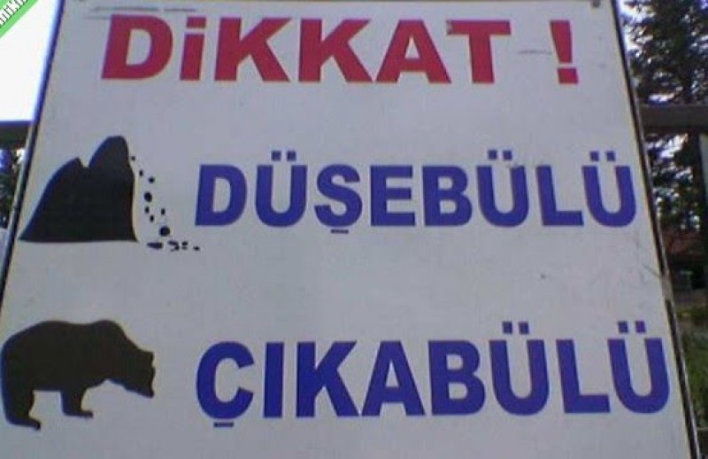 Akıllara zarar yasak tabelalar