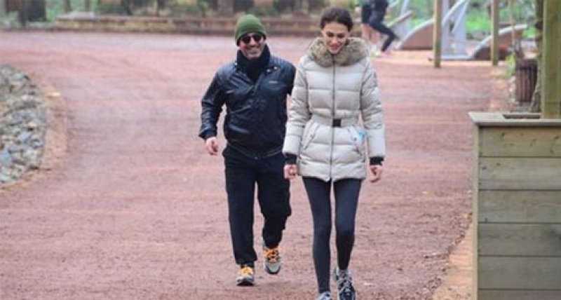 Cem Yılmaz ile Ayşe Hatun Önal karting yaptı