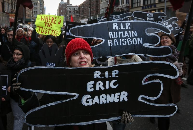 ABD'de polis şiddeti eylemi