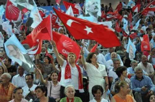 CHP'nin 34. kurultayından kareler