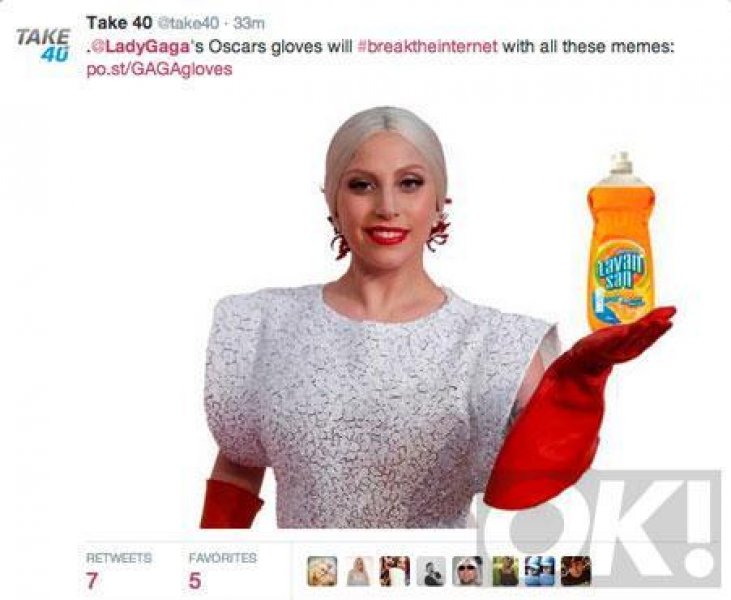 Sosyal medyada Lady Gaga capsleri