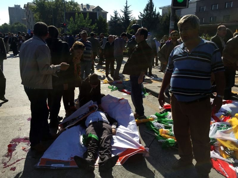 Ankara'daki patlamadan ilk görüntüler