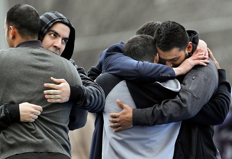 ABD'de öldürülen 3 Müslüman genç toprağa verildi