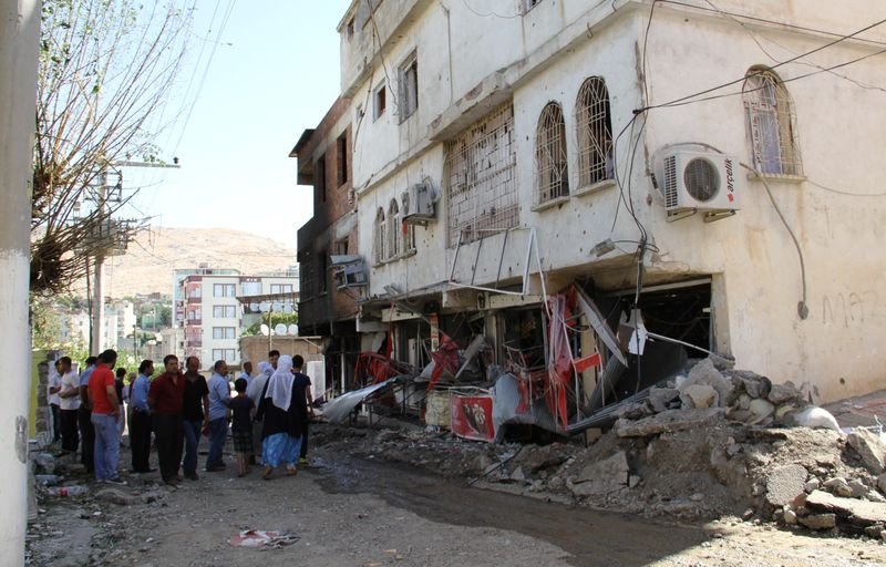 Diyarbakır Silvan savaş alalına döndü