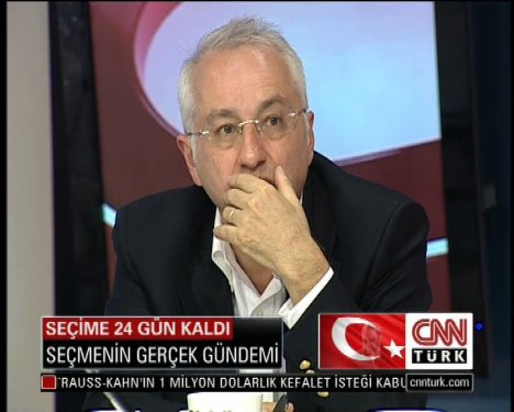 Canlı yayında deprem paniği