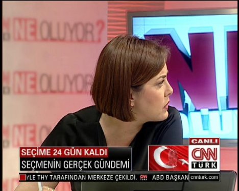 Canlı yayında deprem paniği