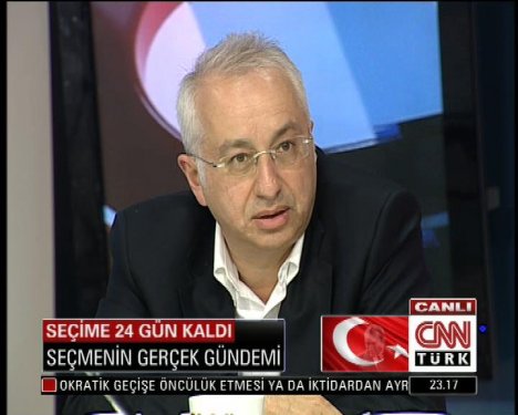 Canlı yayında deprem paniği
