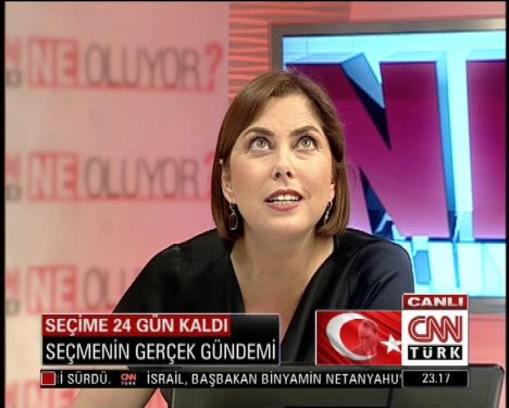 Canlı yayında deprem paniği