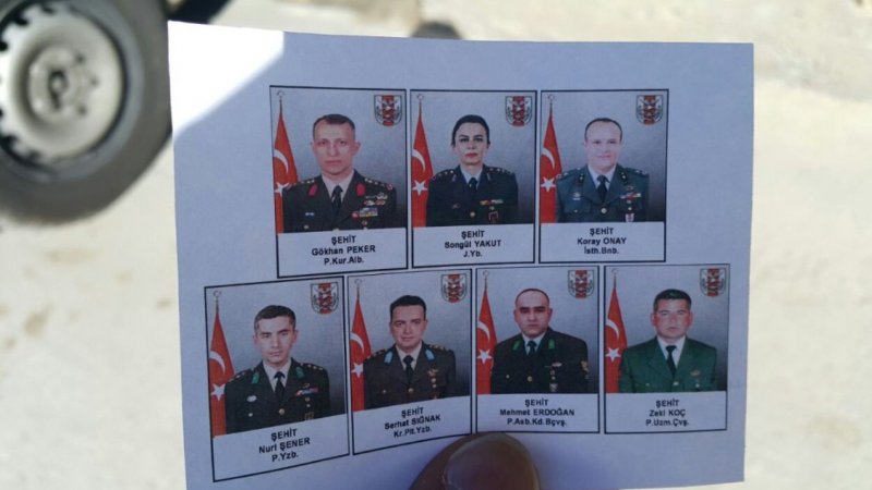 Şırnak Şehitleri için askeri tören