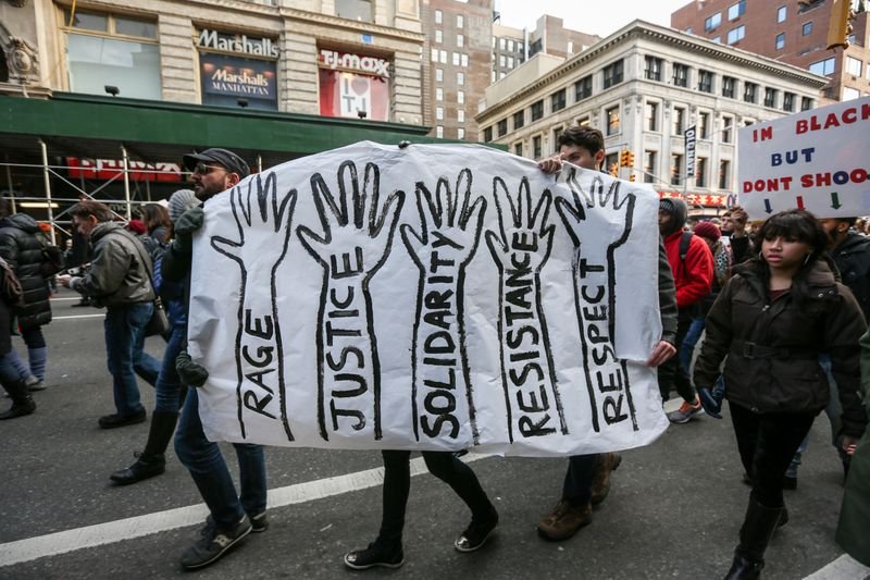 ABD'de polis şiddeti eylemi