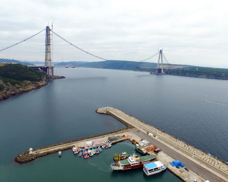 Üçüncü köprünün telleri rekor kırdı