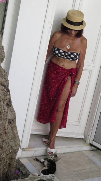 Gülriz Sururi'nin pilates keyfi