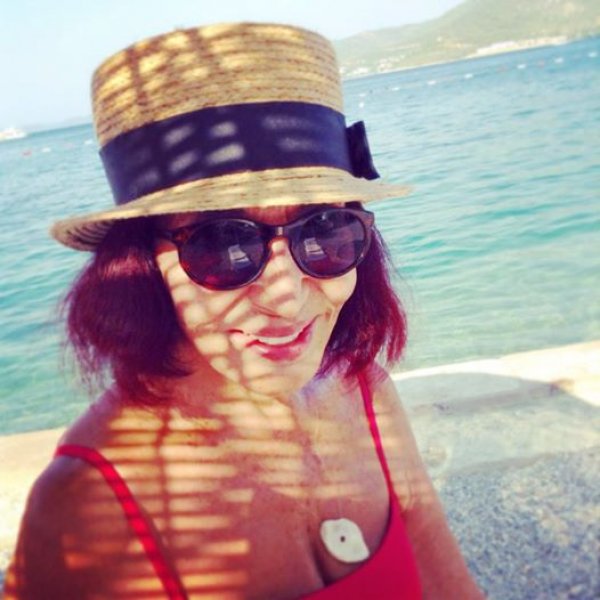 Gülriz Sururi'nin pilates keyfi