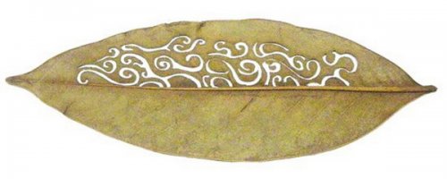 Yaprakları dantel gibi işlediler