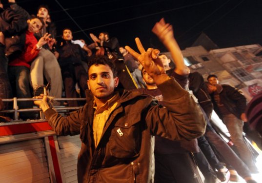 Gazze'de zafer kutlaması