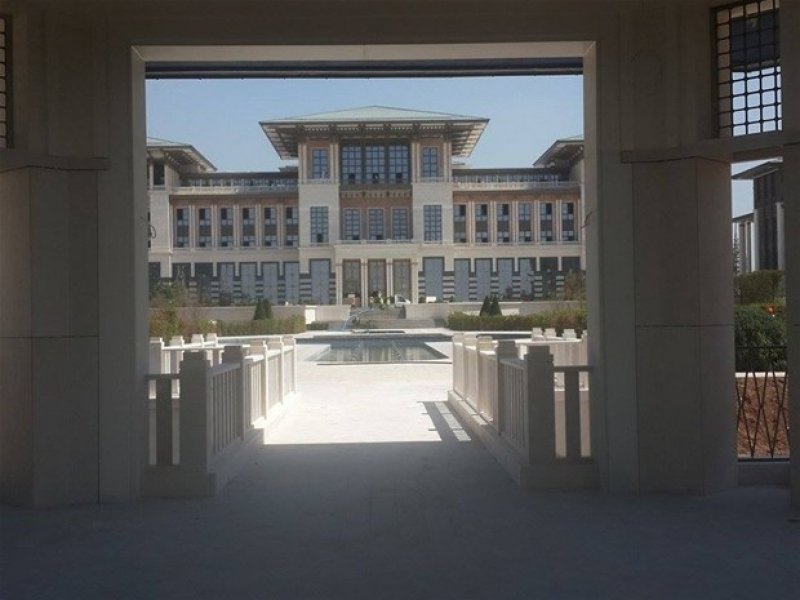 Cumhurbaşkanı Erdoğan'a Beyaz Saray tarzı ofis