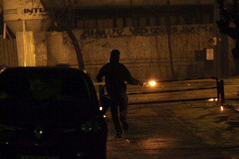 Yunanistan'da Çipras protestosu