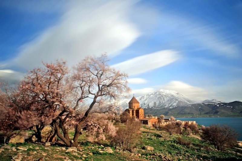 Akdamar Adası çiçekleriyle büyülüyor