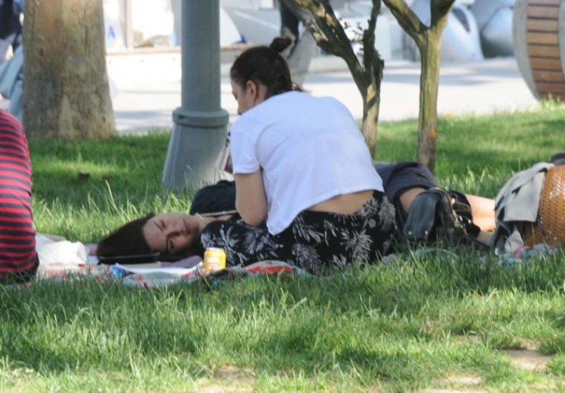 Bergüzar Korel ve Halit Ergenç'in piknik keyfi 