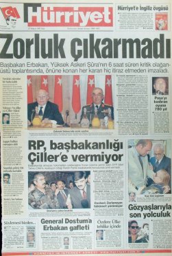 15 yıl önceki 28 Şubat manşetleri